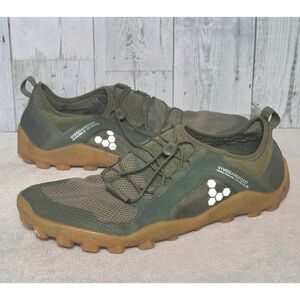 Vivobarefoot Primus Trail SG Soft Ground Trail Running Trainers Green Sz. 45 / 1